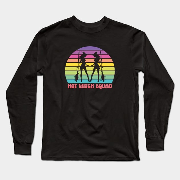 Hot Witch Squad Long Sleeve T-Shirt by Moody's Goodies